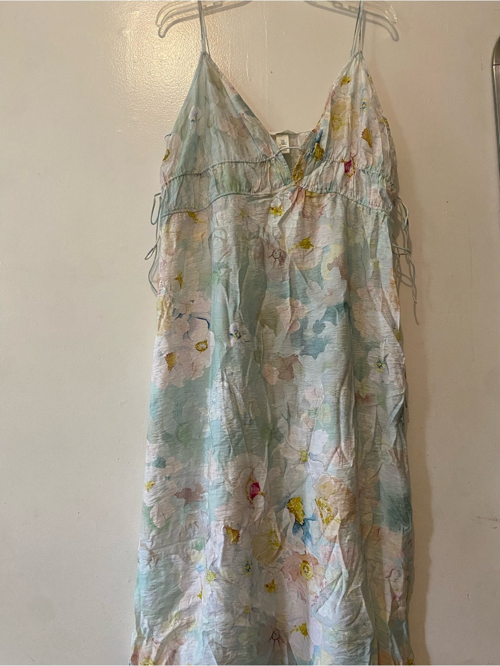 H&M Women’s Floral Light green Summer Dress